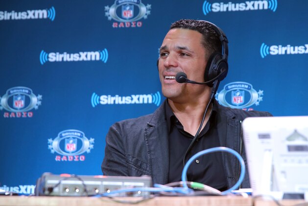 BLOOMINGTON, MN - FEBRUARY 01: Former NFL player Tony Gonzalez attends SiriusXM at Super Bowl LII Radio Row at the Mall of America on February 1, 2018 in Bloomington, Minnesota.  (Photo by Cindy Ord/Getty Images for SiriusXM)