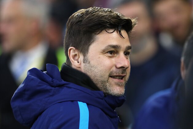 BRIGHTON, ENGLAND - APRIL 17:  Mauricio Pochettino, Manager of Tottenham Hotspur looks on prior to the Premier League match between Brighton and Hove Albion and Tottenham Hotspur at Amex Stadium on April 17, 2018 in Brighton, England.  (Photo by Bryn Lennon/Getty Images)