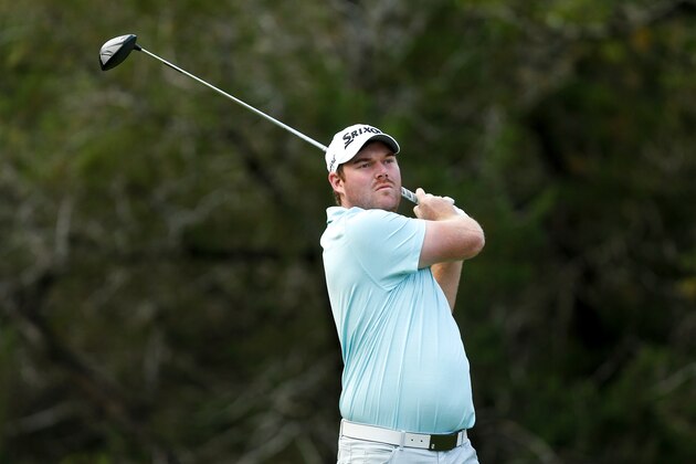 SAN ANTONIO, TX - APRIL 19:  Grayson Murray plays his shot from the fifth tee during the first round of the Valero Texas Open at TPC San Antonio AT&T Oaks Course on April 19, 2018 in San Antonio, Texas.  (Photo by Michael Reaves/Getty Images)