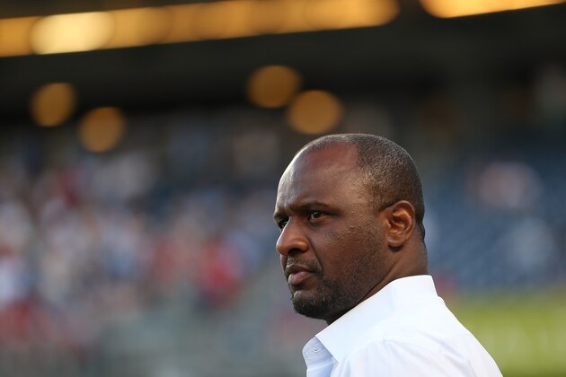 NEW YORK, NY - JULY 19: Patrick Vieira head coach / manager of New York City during MLS fixture between Toronto FC and New York City FC at Yankee Stadium on July 19, 2017 in New York City. (Photo by Robbie Jay Barratt - AMA/Getty Images)