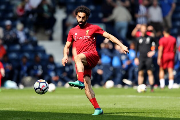 WEST BROMWICH, ENGLAND - APRIL 21: Mohamed Salah of Liverpool warms up prior to the Premier League match between West Bromwich Albion and Liverpool at The Hawthorns on April 21, 2018 in West Bromwich, England. (Photo by Matthew Lewis/Getty Images) WEST BROMWICH, ENGLAND - APRIL 21: Mohamed Salah of Liverpool warms up prior to the Premier League match between West Bromwich Albion and Liverpool at The Hawthorns on April 21, 2018 in West Bromwich, England. (Photo by Matthew Lewis/Getty Images)