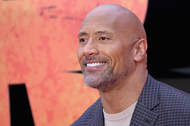 LONDON, ENGLAND - APRIL 11:  Actor Dwayne Johnson attends the European Premiere of 'Rampage' at Cineworld Leicester Square on April 11, 2018 in London, England.  (Photo by Jeff Spicer/Getty Images)