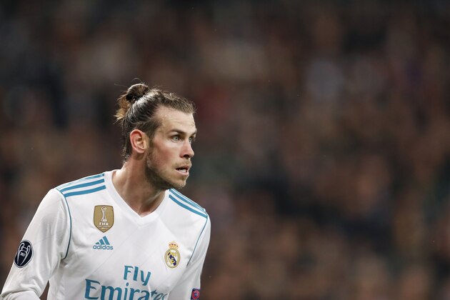 Gareth Bale of Real Madrid during the UEFA Champions League quarter final match between Real Madrid and Juventus FC at the Santiago Bernabeu stadium on April 11, 2018 in Madrid, Spain(Photo by VI Images via Getty Images)