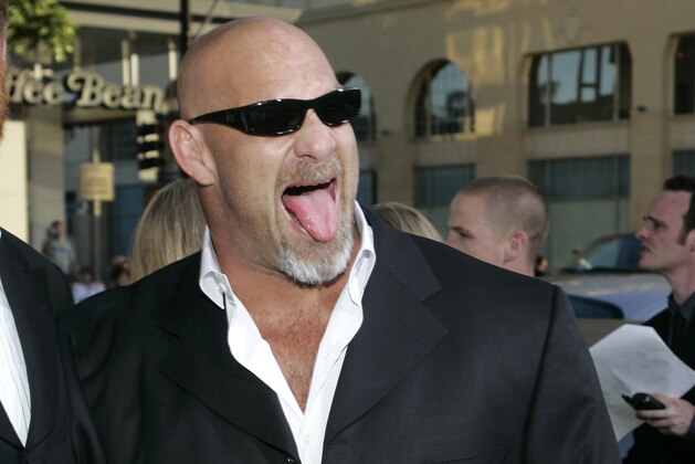 Wrestler and actor Bill Goldberg, who appears in the movie