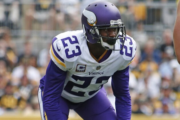 PITTSBURGH, PA - SEPTEMBER 17:  Terence Newman #23 of the Minnesota Vikings in action against the Pittsburgh Steelers on September 17, 2017 at Heinz Field in Pittsburgh, Pennsylvania.  (Photo by Justin K. Aller/Getty Images)
