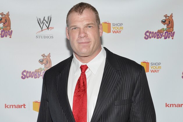 NEW YORK, NY - MARCH 22:  WWE Wrestler Kane attends the 'Scooby Doo! WrestleMania Mystery' New York Premiere at Tribeca Cinemas on March 22, 2014 in New York City.  (Photo by Mike Coppola/Getty Images)