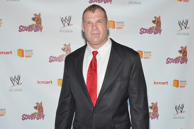 NEW YORK, NY - MARCH 22:  WWE Wrestler Kane attends the 'Scooby Doo! WrestleMania Mystery' New York Premiere at Tribeca Cinemas on March 22, 2014 in New York City.  (Photo by Mike Coppola/Getty Images)