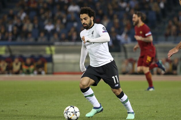 ROME, ITALY - MAY 2: Mohamed Salah of Liverpool during the UEFA Champions League Semi Final second leg match between AS Roma and Liverpool FC at Stadio Olimpico on May 2, 2018 in Rome, Italy. (Photo by Jean Catuffe/Getty Images)