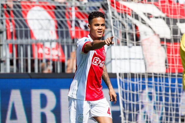 Justin Kluivert of Ajax during the Dutch Eredivisie match between sbv Excelsior Rotterdam and Ajax Amsterdam at Van Donge & De Roo stadium on May 06, 2018 in Rotterdam, The Netherlands(Photo by VI Images via Getty Images)