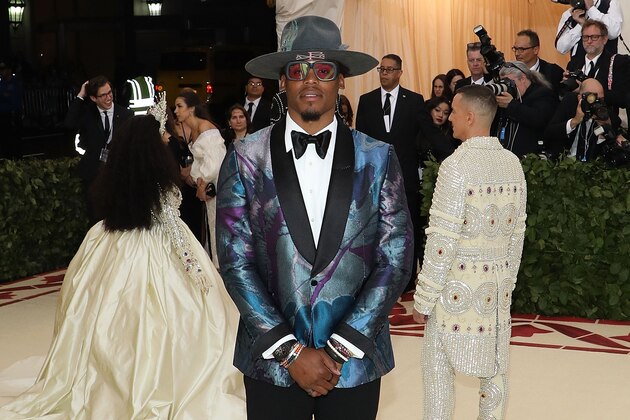 NEW YORK, NY - MAY 07:  Cam Newton attends 'Heavenly Bodies: Fashion & the Catholic Imagination', the 2018 Costume Institute Benefit at Metropolitan Museum of Art on May 7, 2018 in New York City.  (Photo by Taylor Hill/Getty Images)