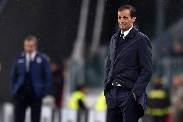 TURIN, ITALY - APRIL 15:  Head coach Massimiliano Allegri of Juventus looks on  during the serie A match between Juventus and UC Sampdoria at Allianz Stadium on April 15, 2018 in Turin, Italy.  (Photo by Tullio M. Puglia/Getty Images)