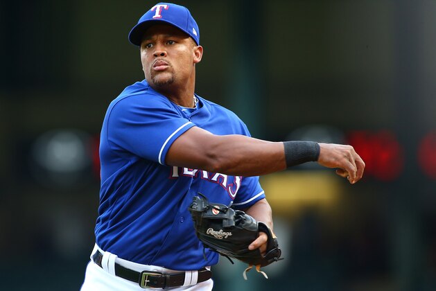ARLINGTON, TX - APRIL 24:  Adrian Beltre #29 of the Texas Rangers warms up before the game against the Oakland Athletics at Globe Life Park in Arlington on April 24, 2018 in Arlington, Texas. (Photo by Rick Yeatts/Getty Images) *** Local Caption *** Adrian Beltre