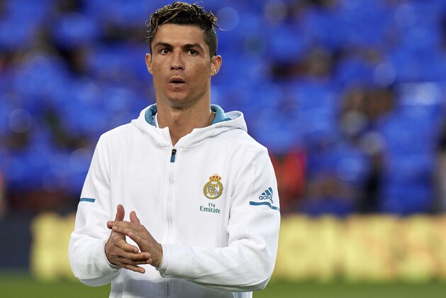BARCELONA, SPAIN - MAY 06:  Cristiano Ronaldo of Barcelona looks on before the La Liga match between Barcelona and Real Madrid at Camp Nou on May 6, 2018 in Barcelona, Spain.  (Photo by Quality Sport Images/Getty Images)