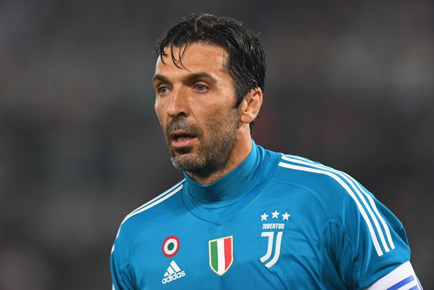 ROME, ITALY - MAY 09: Gianluigi Buffon of Juventus  looks on during the TIM Cup  Final between Juventus and AC Milan at Stadio Olimpico on May 9, 2018 in Rome, Italy.  (Photo by Alessandro Sabattini/Getty Images)