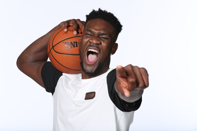 CHICAGO, IL - MAY 15: NBA Draft Prospect, Deandre Ayton poses for a portrait during the 2018 NBA Combine circuit on May 15, 2018 at the Intercontinental Hotel Magnificent Mile in Chicago, Illinois. NOTE TO USER: User expressly acknowledges and agrees that, by downloading and/or using this photograph, user is consenting to the terms and conditions of the Getty Images License Agreement. Mandatory Copyright Notice: Copyright 2018 NBAE (Photo by Joe Murphy/NBAE via Getty Images)