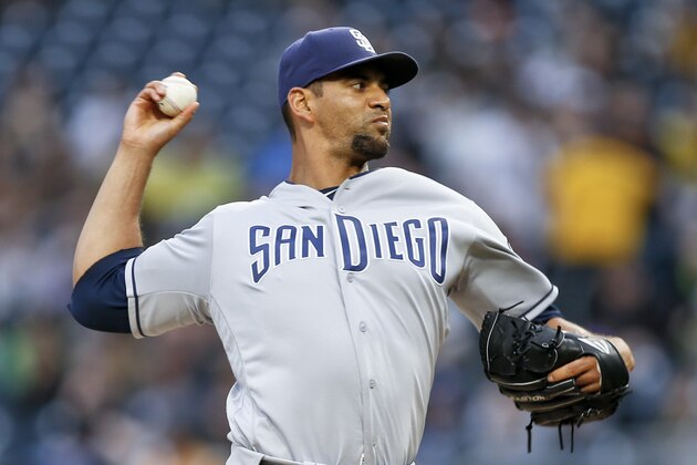 San Diego Padres starter Tyson Ross pitches to a Pittsburgh Pirates batter during the first inning of a baseball game Friday, May 18, 2018, in Pittsburgh. (AP Photo/Keith Srakocic) San Diego Padres starter Tyson Ross pitches to a Pittsburgh Pirates batter during the first inning of a baseball game Friday, May 18, 2018, in Pittsburgh. (AP Photo/Keith Srakocic)
