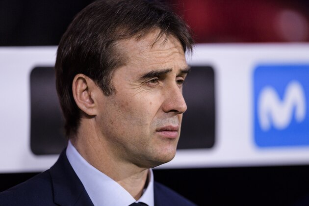 MADRID, SPAIN - MARCH 27: Spain Head Coach Julen Lopetegui during the International Friendly 2018 match between Spain and Argentina at Wanda Metropolitano Stadium on 27 March 2018 in Madrid, Spain. (Photo by Power Sport Images/Getty Images)