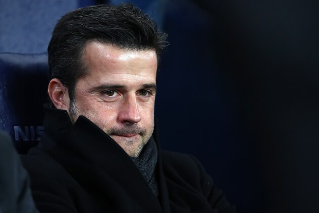 MANCHESTER, ENGLAND - JANUARY 02: Marco Silva, Manager of Watford looks on prior to the Premier League match between Manchester City and Watford at Etihad Stadium on January 2, 2018 in Manchester, England.  (Photo by Julian Finney/Getty Images)