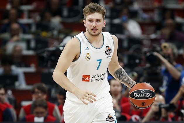 BELGRADE, SERBIA - MAY 20: Luka Doncic of Real Madrid in action during the Turkish Airlines Euroleague Final Four Belgrade 2018 Final match between Real Madrid and Fenerbahce Istanbul Dogus at Stark Arena on May 20, 2018 in Belgrade, Serbia. (Photo by Srdjan Stevanovic/Getty Images)