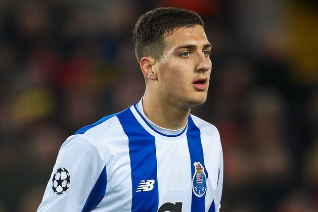 LIVERPOOL, ENGLAND - MARCH 06: Diogo Dalot of FC Porto during the UEFA Champions League Round of 16 Second Leg  match between  Liverpool and FC Porto at Anfield on March 6, 2018 in Liverpool, United Kingdom. (Photo by Robbie Jay Barratt - AMA/Getty Images)