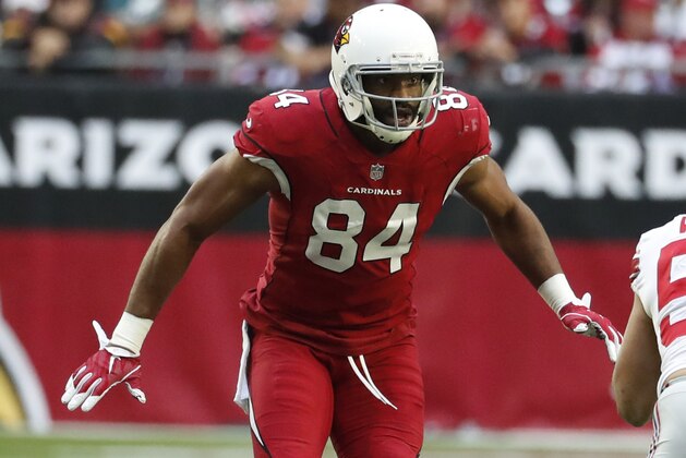 Arizona Cardinals tight end Jermaine Gresham (84) during an NFL football game against the New York Giants, Sunday, Dec. 24, 2017, in Glendale, Ariz. The Cardinals won 23-0. (AP Photo/Rick Scuteri)