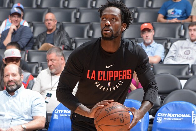 LOS ANGELES, CA - APRIL 1: Patrick Beverley #21 of the LA Clippers warms up before the game against the Indiana Pacers on April 1, 2018 at STAPLES Center in Los Angeles, California. NOTE TO USER: User expressly acknowledges and agrees that, by downloading and/or using this Photograph, user is consenting to the terms and conditions of the Getty Images License Agreement. Mandatory Copyright Notice: Copyright 2018 NBAE (Photo by Andrew D. Bernstein/NBAE via Getty Images)