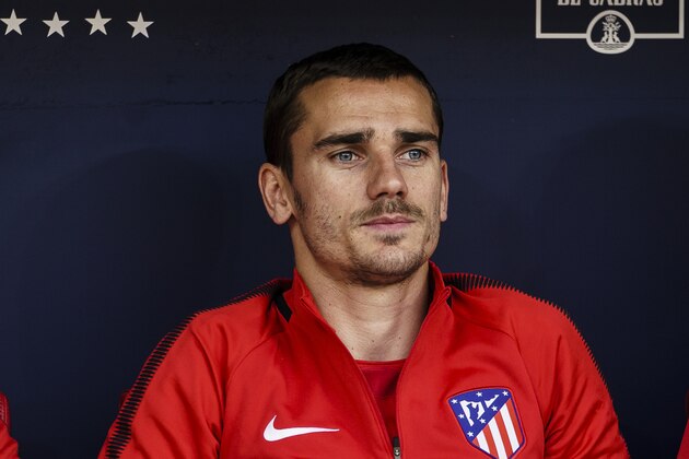 MADRID, SPAIN - MAY 20: Antoine Griezmann of Atletico de Madrid during the La Liga match between Atletico Madrid and Eibar at Wanda Metropolitano Stadium on May 20, 2018 in Madrid. (Photo by Power Sport Images/Getty Images)
