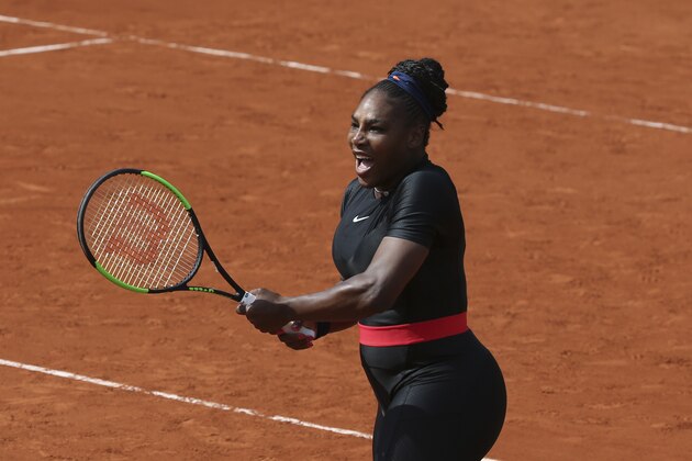 PARIS, FRANCE - JUNE 3: Serena Williams of USA during Day 8 of the 2018 French Open at Roland Garros stadium on June 3, 2018 in Paris, France. (Photo by Jean Catuffe/Getty Images)