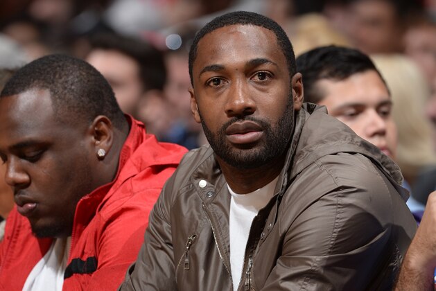 LOS ANGELES, CA - APRIL 03:  Former NBA player, Gilbert Arenas attends the Washington Wizards game against the Los Angeles Clippers at STAPLES Center on April 03, 2016 in Los Angeles, California. NOTE TO USER: User expressly acknowledges and agrees that, by downloading and/or using this Photograph, user is consenting to the terms and conditions of the Getty Images License Agreement. Mandatory Copyright Notice: Copyright 2016 NBAE (Photo by Andrew D. Bernstein/NBAE via Getty Images)
