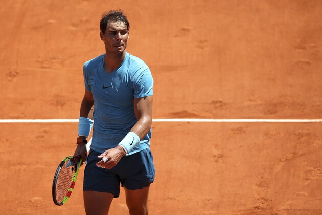 PARIS, FRANCE - JUNE 7: Rafael Nadal of Spain celebrates his victory against Diego Schwartzman of Argentina during Day 12 of the 2018 French Open at Roland Garros stadium on June 7, 2018 in Paris, France. (Photo by Jean Catuffe/Getty Images)
