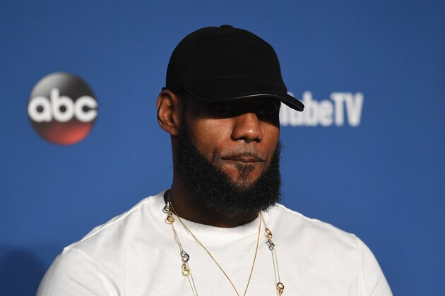CLEVELAND, OH - JUNE 08:  LeBron James #23 of the Cleveland Cavaliers speaks to the media after being defeated by the Golden State Warriors during Game Four of the 2018 NBA Finals at Quicken Loans Arena on June 8, 2018 in Cleveland, Ohio. The Warriors defeated the Cavaliers 108-85 to win the 2018 NBA Finals.  NOTE TO USER: User expressly acknowledges and agrees that, by downloading and or using this photograph, User is consenting to the terms and conditions of the Getty Images License Agreement.  (Photo by Jason Miller/Getty Images)