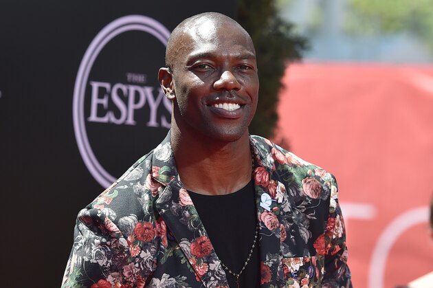 Former NFL player Terrell Owens arrives at the ESPY Awards at the Microsoft Theater on Wednesday, July 13, 2016, in Los Angeles. (Photo by Jordan Strauss/Invision/AP)
