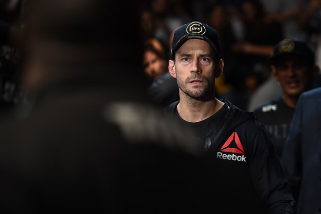 CHICAGO, ILLINOIS - JUNE 09:  CM Punk walks towards the Octagon prior to facing Mike Jackson in their welterweight fight during the UFC 225 event at the United Center on June 9, 2018 in Chicago, Illinois. (Photo by Josh Hedges/Zuffa LLC/Zuffa LLC via Getty Images)