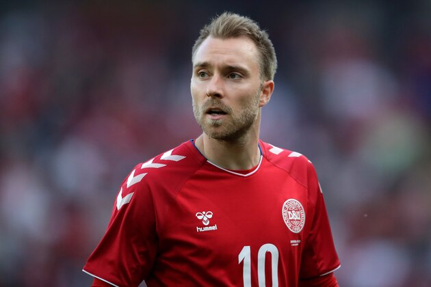 COPENHAGEN, DENMARK - JUNE 9: Christian Eriksen of Denmark  during the  International Friendly match between Denmark  v Mexico  at the Brondby Stadium on June 9, 2018 in Copenhagen Denmark (Photo by Laurens Lindhout/Soccrates/Getty Images)