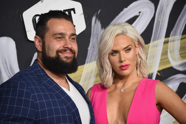NASHVILLE, TN - JUNE 06:  WWE superstars Rusev and Lana attend the 2018 CMT Music Awards at Bridgestone Arena on June 6, 2018 in Nashville, Tennessee.  (Photo by Mike Coppola/Getty Images for CMT)
