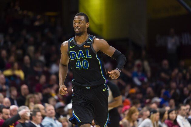 CLEVELAND, OH - APRIL 1: Harrison Barnes #40 of the Dallas Mavericks runs back on defense against the Cleveland Cavaliers during the second half at Quicken Loans Arena on April 1, 2018 in Cleveland, Ohio. The Cavaliers defeated the Mavericks 98-87. NOTE TO USER: User expressly acknowledges and agrees that, by downloading and or using this photograph, User is consenting to the terms and conditions of the Getty Images License Agreement. (Photo by Jason Miller/Getty Images) *** Local Caption *** Harrison Barnes CLEVELAND, OH - APRIL 1: Harrison Barnes #40 of the Dallas Mavericks runs back on defense against the Cleveland Cavaliers during the second half at Quicken Loans Arena on April 1, 2018 in Cleveland, Ohio. The Cavaliers defeated the Mavericks 98-87. NOTE TO USER: User expressly acknowledges and agrees that, by downloading and or using this photograph, User is consenting to the terms and conditions of the Getty Images License Agreement. (Photo by Jason Miller/Getty Images) *** Local Caption *** Harrison Barnes