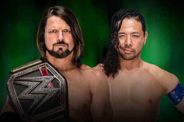 AJ Styles will defend the WWE title against Shinsuke Nakamura at Money in the Bank.
