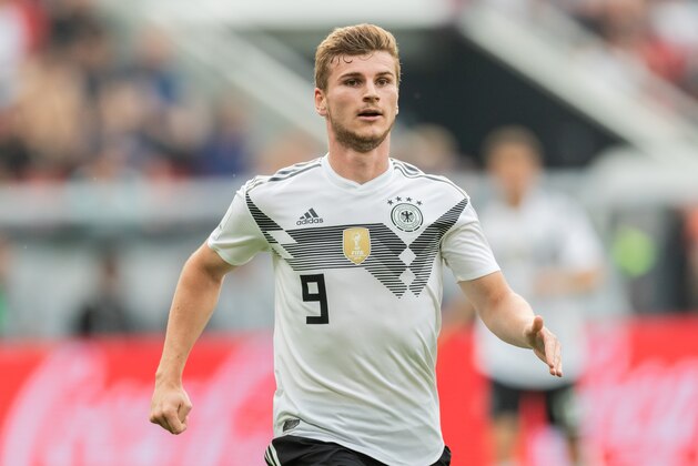 LEVERKUSEN, GERMANY - JUNE 08: Timo Werner of Germany runs during the International Friendly football match between Germany and Saudi Arabia at BayArena on June 8, 2018 in Leverkusen, Germany. (Photo by Boris Streubel/Getty Images)