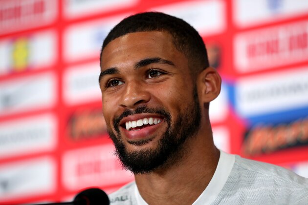 SAINT PETERSBURG, RUSSIA - JUNE 15:  Ruben Loftus-Cheek of England talks to the media during the England Press Conference on June 15, 2018 in Saint Petersburg, Russia.  (Photo by Alex Morton/Getty Images)