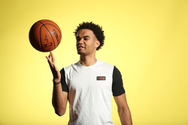 CHICAGO, IL - MAY 15: NBA Draft Prospect, Jerome Robinson poses for a portrait during the 2018 NBA Combine circuit on May 15, 2018 at the Intercontinental Hotel Magnificent Mile in Chicago, Illinois. NOTE TO USER: User expressly acknowledges and agrees that, by downloading and/or using this photograph, user is consenting to the terms and conditions of the Getty Images License Agreement. Mandatory Copyright Notice: Copyright 2018 NBAE (Photo by Joe Murphy/NBAE via Getty Images)
