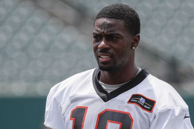 Cincinnati Bengals wide receiver A.J. Green participates during practice at the NFL football team's training camp, Wednesday, June 13, 2018, in Cincinnati. (AP Photo/John Minchillo)