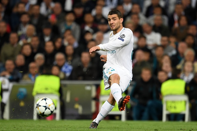 MADRID, SPAIN - MAY 01: Mateo Kovacic of Real Madrid in action during the UEFA Champions League Semi Final Second Leg match between Real Madrid and Bayern Muenchen at the Bernabeu on May 1, 2018 in Madrid, Spain. (Photo by Etsuo Hara/Getty Images)