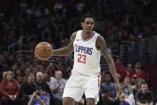 Los Angeles Clippers' Lou Williams dribbles the ball during the second half of an NBA basketball game against the Memphis Grizzlies Tuesday, Jan. 2, 2018, in Los Angeles. The Clippers 113-105. (AP Photo/Jae C. Hong)