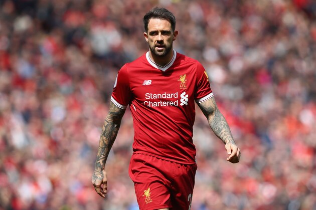 LIVERPOOL, ENGLAND - APRIL 28:  Danny Ings of Liverpool in action during the Premier League match between Liverpool and Stoke City at Anfield on April 28, 2018 in Liverpool, England.  (Photo by Clive Brunskill/Getty Images)