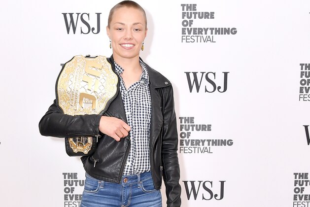 NEW YORK, NY - MAY 08:  UFC athelete and champion Rose Namajunas attends WSJ's The Future of Everything Festival at Spring Studios on May 8, 2018 in New York City.  (Photo by Michael Loccisano/Getty Images)