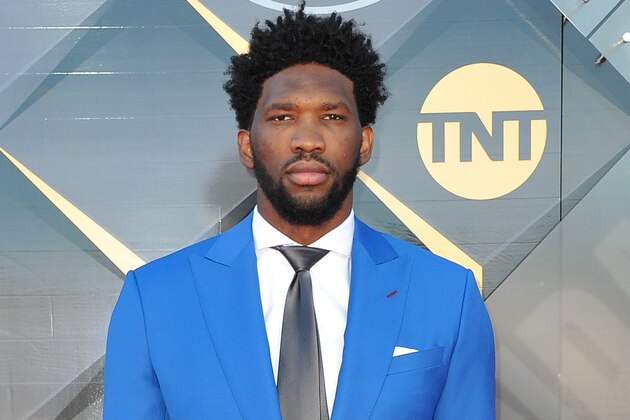 SANTA MONICA, CA - JUNE 25:  Joel Embiid attends the 2018 NBA Awards Show at Barker Hangar on June 25, 2018 in Santa Monica, California.  (Photo by Allen Berezovsky/Getty Images)