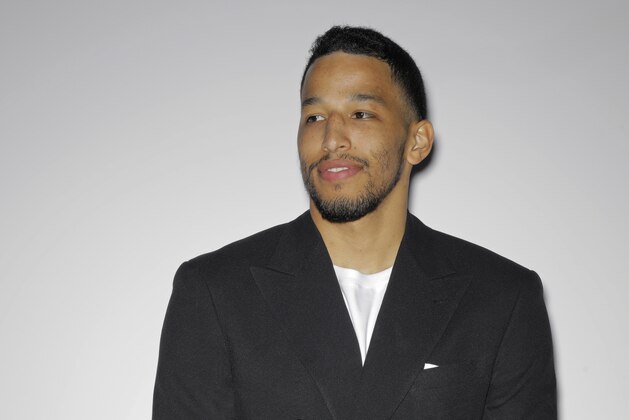 SANTA MONICA, CA - JUNE 25: Andre Roberson #21 of the Oklahoma City Thunder poses for a portrait during the NBA Awards Show on June 25, 2018 at the Barker Hangar in Santa Monica, California. NOTE TO USER: User expressly acknowledges and agrees that, by downloading and or using this Photograph, user is consenting to the terms and conditions of the Getty Images License Agreement. Mandatory Copyright Notice: Copyright 2018 NBAE (Photo by Atiba Jefferson/NBAE via Getty Images)