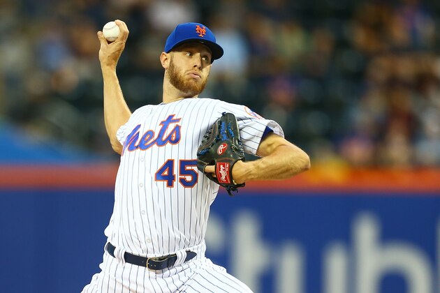 NEW YORK, NY - JUNE 27:  Zack Wheeler #45 of the New York Mets pitches in the first inning against the Pittsburgh Pirates at Citi Field on June 27, 2018 in the Flushing neighborhood of the Queens borough of New York City.  (Photo by Mike Stobe/Getty Images)