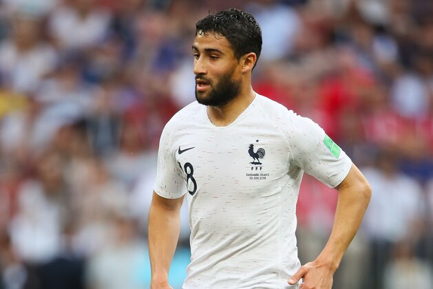 MOSCOW, RUSSIA - JUNE 26:    Nabil Fekir of France in action during the 2018 FIFA World Cup Russia group C match between Denmark and France at Luzhniki Stadium on June 26, 2018 in Moscow, Russia. (Photo by Matthew Ashton - AMA/Getty Images)