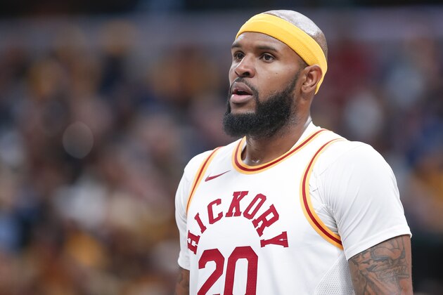 INDIANAPOLIS, IN - APRIL 10: Trevor Booker #20 of the Indiana Pacers is seen during the game against the Charlotte Hornets at Bankers Life Fieldhouse on April 10, 2018 in Indianapolis, Indiana. NOTE TO USER: User expressly acknowledges and agrees that, by downloading and or using this photograph, User is consenting to the terms and conditions of the Getty Images License Agreement.(Photo by Michael Hickey/Getty Images)